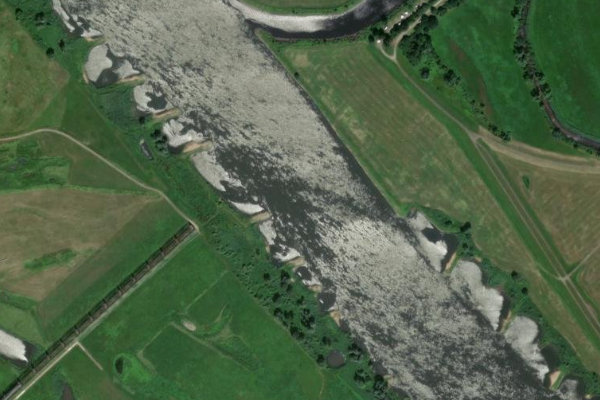 Image satellite des environs de Elbe (Dömitz)