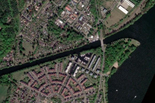 Image satellite des environs de Havelkanal (Hennigsdorf)