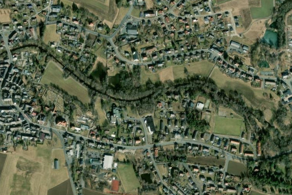 Image satellite des environs de Eger (Marktleuthen)