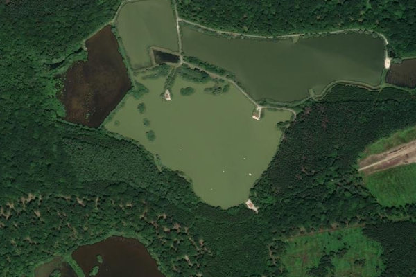 Image satellite des environs de Bel Eaux (Belforet)