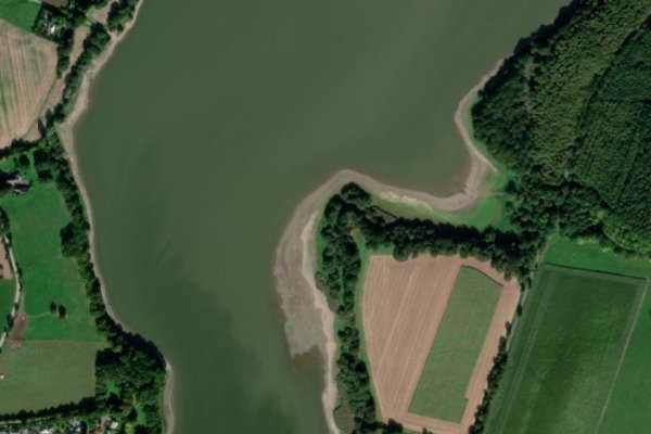 Image satellite des environs de Lac au Duc