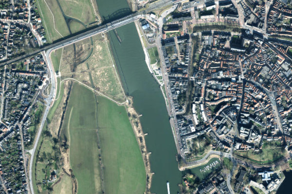 Image satellite des environs de Ijssel (Zutphen)