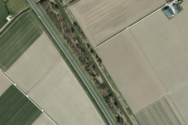 Image satellite des environs de Larsertocht