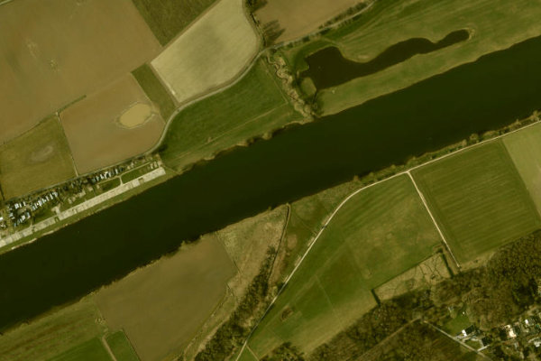 Image satellite des environs de Maas (Reuver)