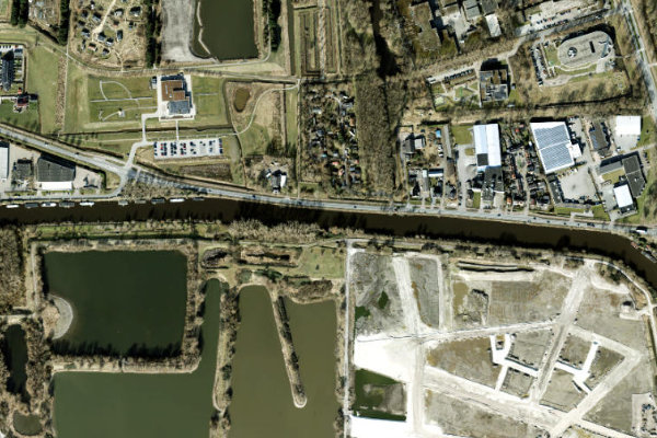 Image satellite des environs de Hoendiep