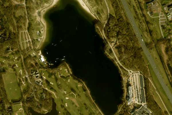 Image satellite des environs de Berendonck
