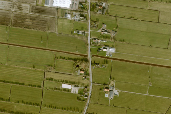 Image satellite des environs de Verbindingskanaal (De Drait)