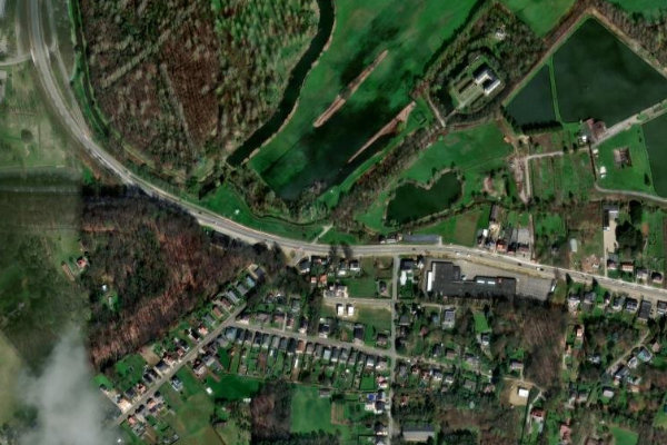 Image satellite des environs de Grote Motte (Aarschot)