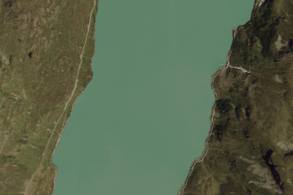 Image satellite des environs de Silvretta-Stausee