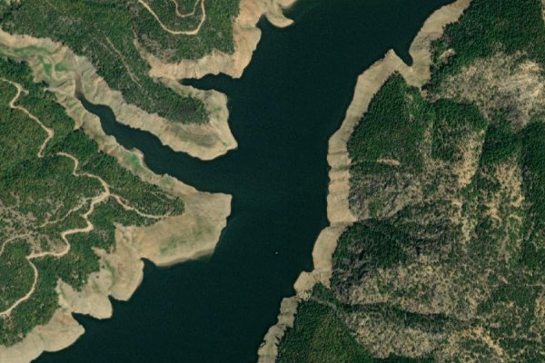 Image satellite des environs de Turija