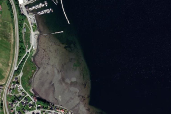 Image satellite des environs de Børsa båthavn