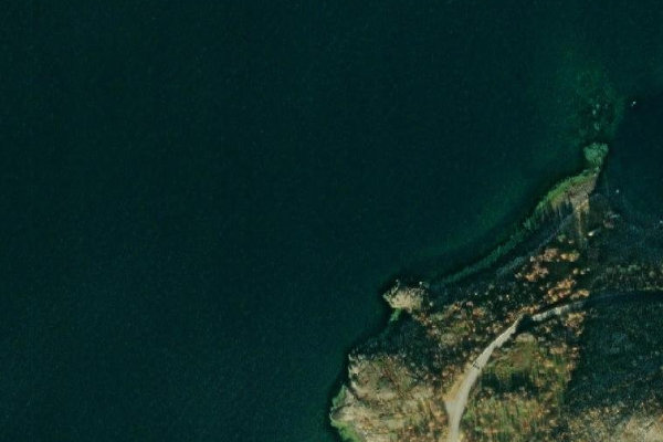 Image satellite des environs de Kråkvik