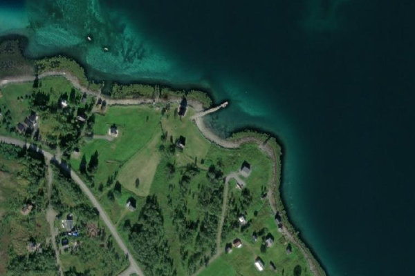Image satellite des environs de Finnsæter · côte