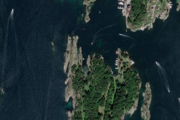 Image satellite des environs de Vrengen