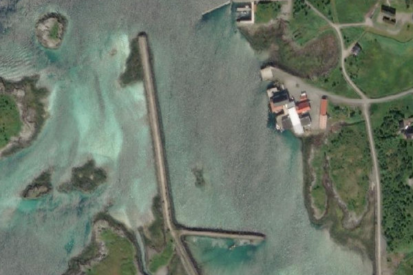 Image satellite des environs de Kleppstad