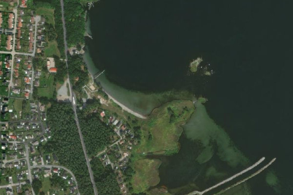 Image satellite des environs de Norje