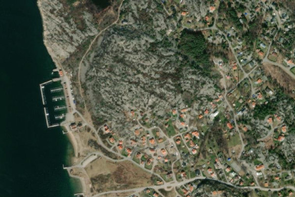 Image satellite des environs de Grönemads hamn