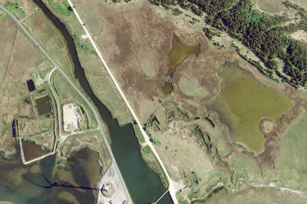 Image satellite des environs de Nasva sadam