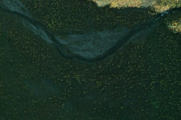 Image satellite des environs de Rombakselva