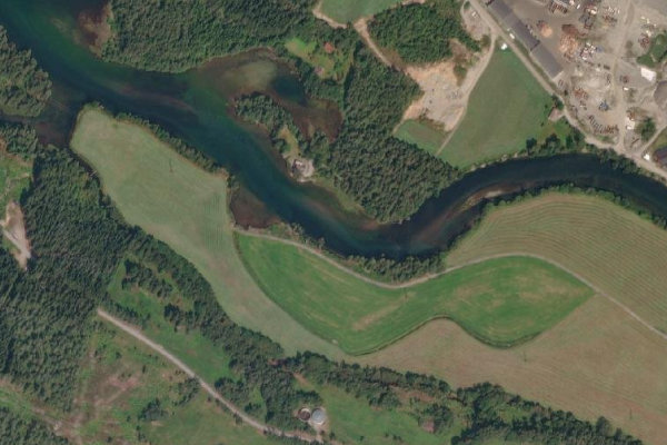 Image satellite des environs de Gloppeelva