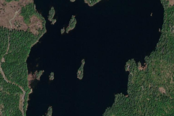 Image satellite des environs de Sortungen