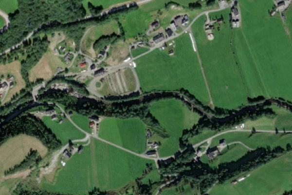 Image satellite des environs de Steinsdalselva