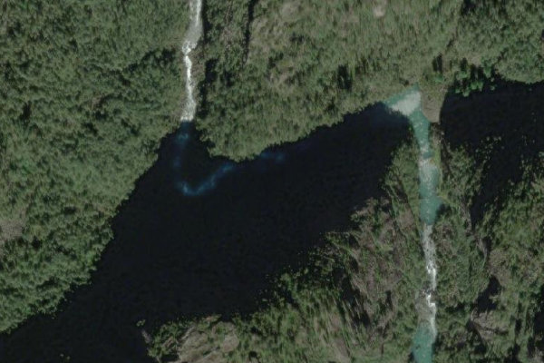 Image satellite des environs de Mosneselva