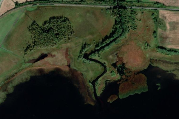 Image satellite des environs de Dørja