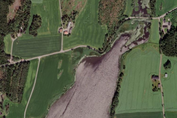 Image satellite des environs de Gjølsjøen