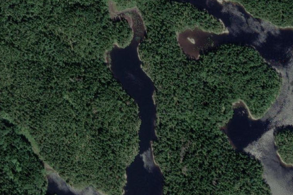Image satellite des environs de Stora Le – Marker