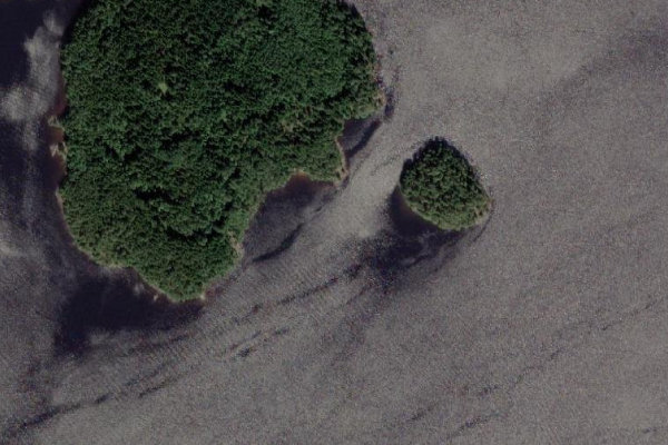 Image satellite des environs de Aspern
