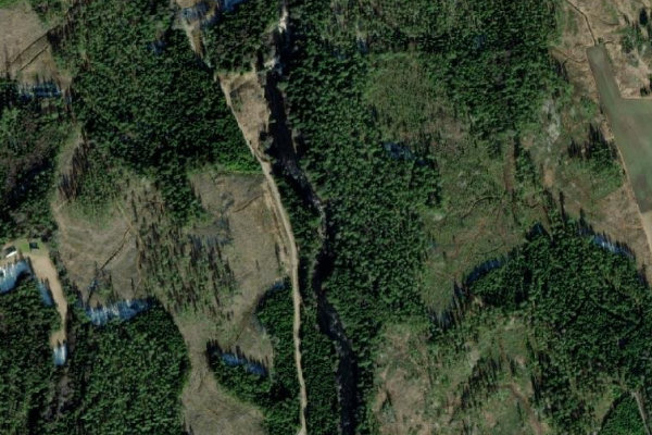 Image satellite des environs de Enningdalselva