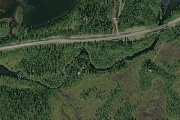 Image satellite des environs de Rakkurijoki