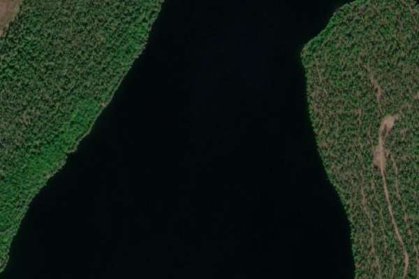 Image satellite des environs de Metträsket