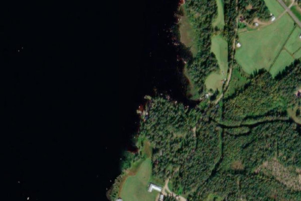 Image satellite des environs de Gransjön