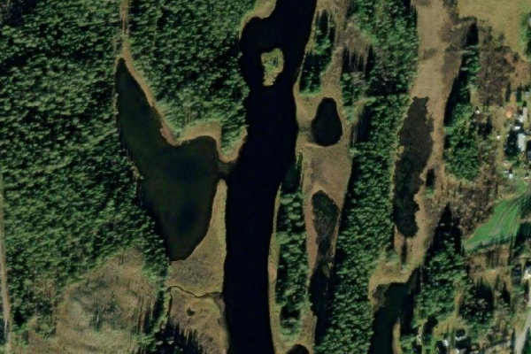 Image satellite des environs de Långselån – Dorotea