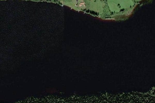 Image satellite des environs de Bjursjön