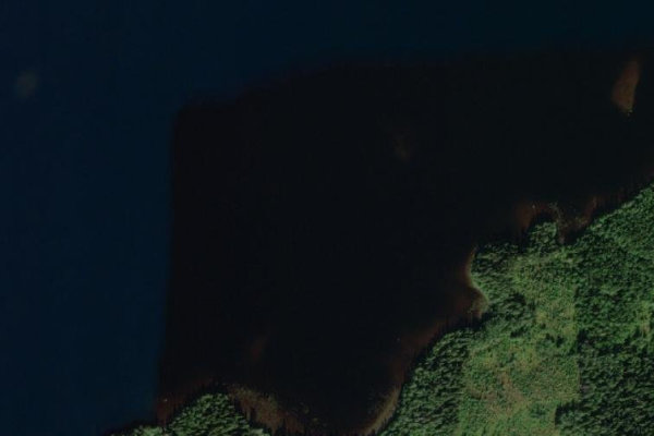 Image satellite des environs de Laxsjön (Strömsund)