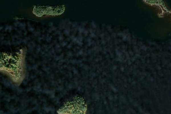 Image satellite des environs de Storsjön, Svartsjön, Metartjärn mfl