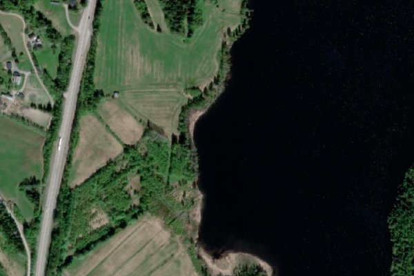 Image satellite des environs de Skrikesjön