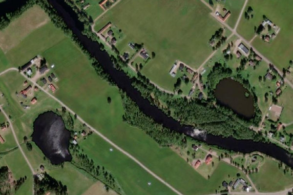 Image satellite des environs de Vanån – Mora