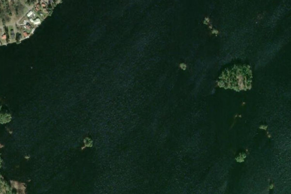 Image satellite des environs de Trösken