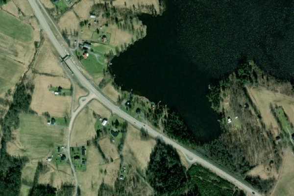 Image satellite des environs de Bysjön (Eda)