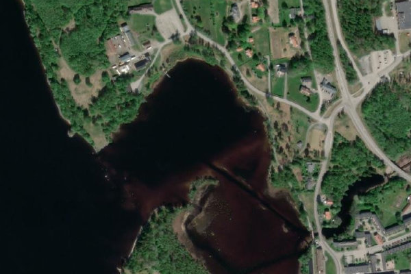Image satellite des environs de Vikern