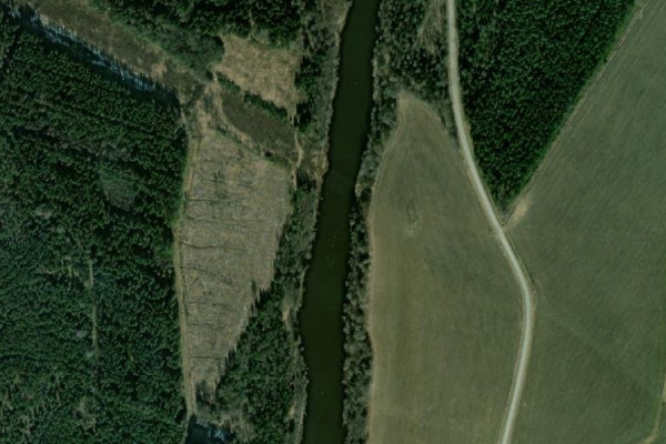 Image satellite des environs de Norsälven