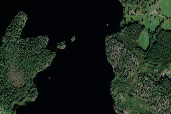 Image satellite des environs de Fillingesjön