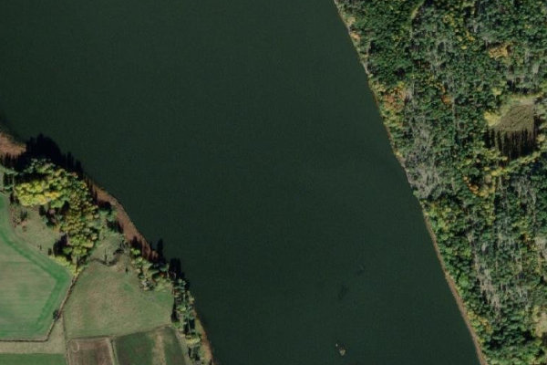 Image satellite des environs de Strolången