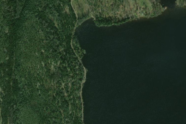 Image satellite des environs de Drögen