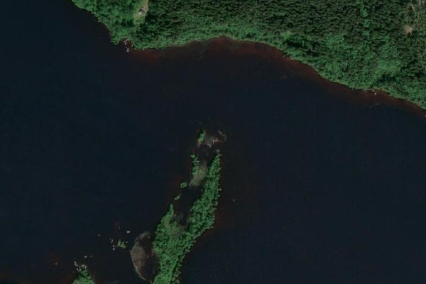 Image satellite des environs de Solaren
