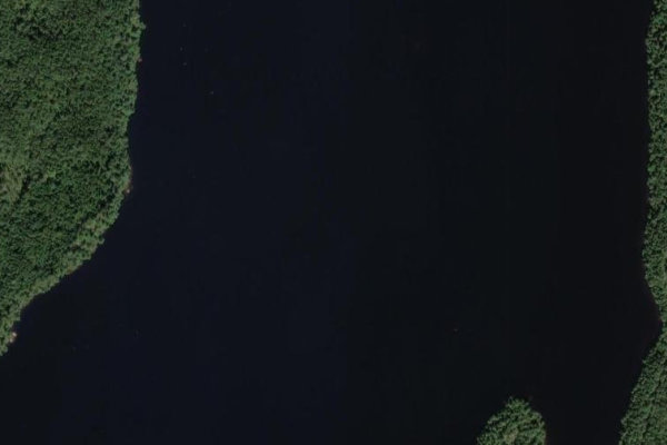 Image satellite des environs de Stora Härsjön